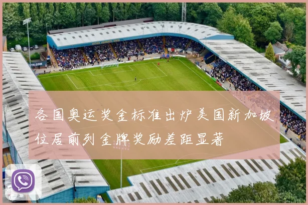 各国奥运奖金标准出炉美国新加坡位居前列金牌奖励差距显著